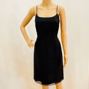 Ann Taylor Little Black/Beaded Dress
